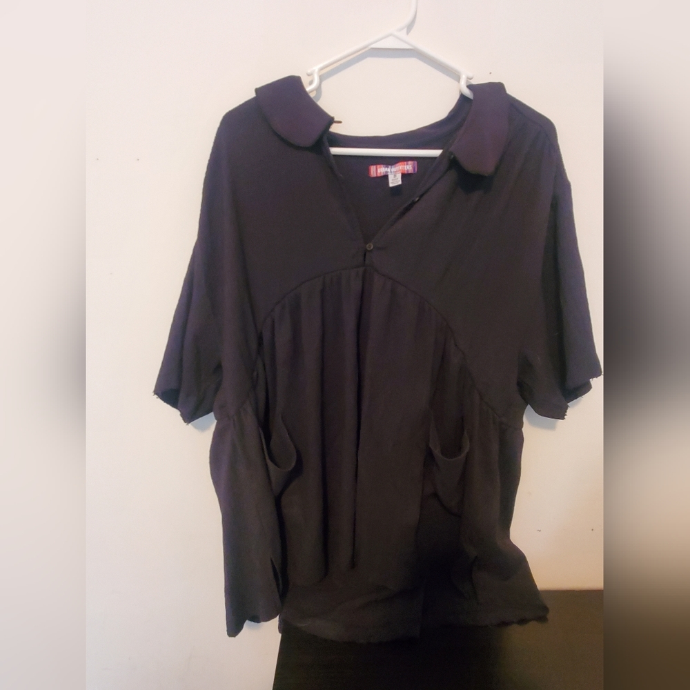 Urban outfitters tunic collar top